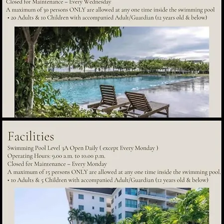 Sunrise Suite Seaview Imago Loft D 3 Bedroom Above Imago Shopping Mall Kota Kinabalu Exterior photo